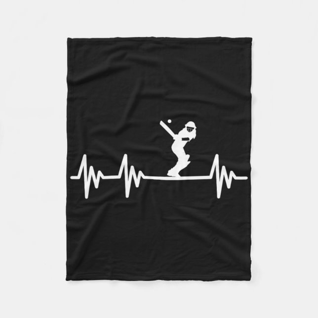 Cricket Heartbeat  Fleece Blanket (Front)