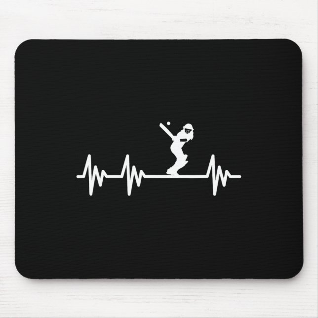 Cricket Heartbeat  Mouse Mat (Front)