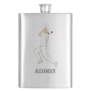 Cricket Hip Flask
