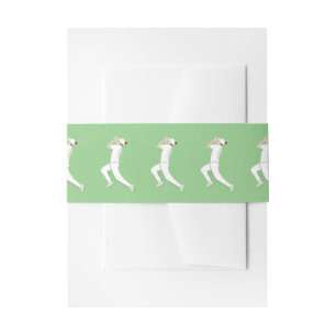 Cricket Invitation Belly Band