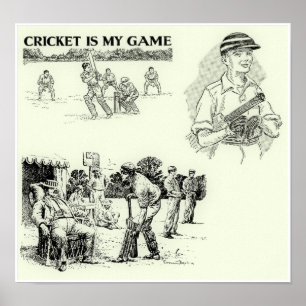 Cricket Is My Game - Archival Sport Print
