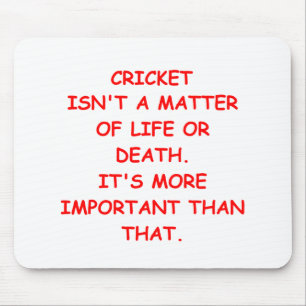 cricket joke mouse mat