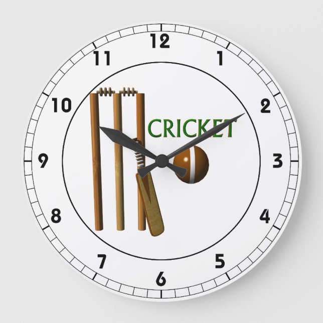 Cricket Large Clock (Front)