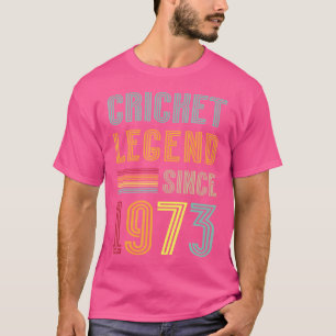 Cricket Legend 1973 52 Years Sport 52Nd Birthday C T-Shirt