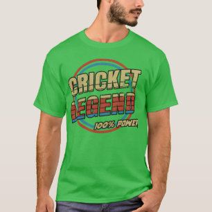 Cricket legend sport design friends T-Shirt