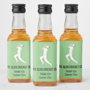 Cricket Liquor Bottle Label