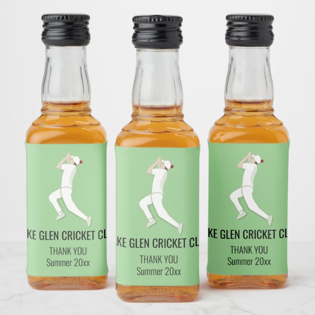 Cricket Liquor Bottle Label (Bottles)