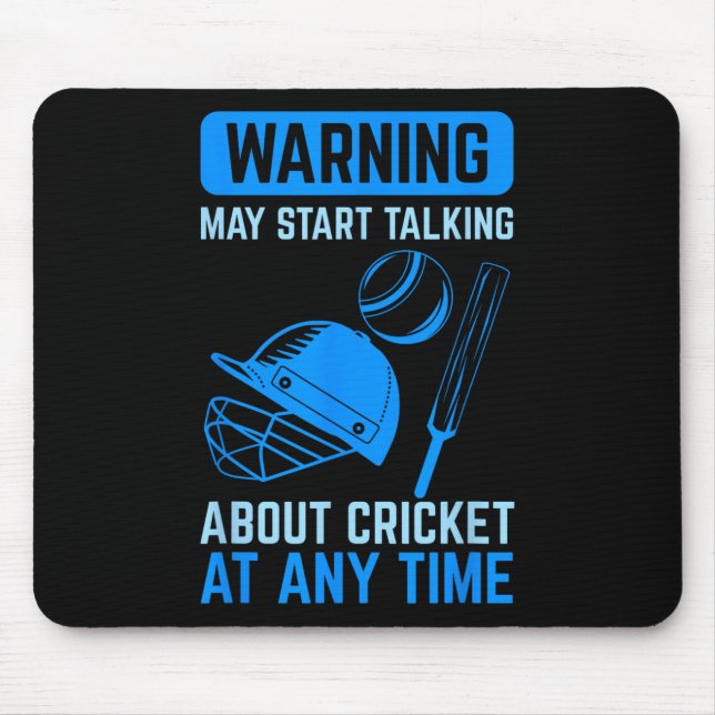 Cricket Ll Ll Game Cricket Player Cricket Men  Mouse Mat (Front)