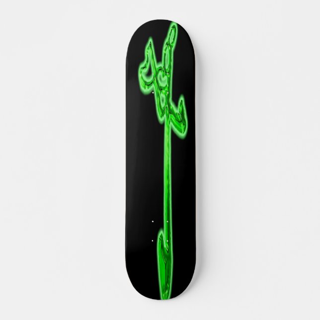 Cricket Logo - as a skateboard deck design (Front)