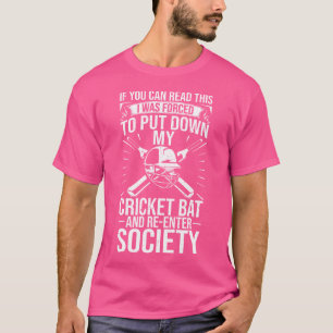 Cricket Lover Cricket Player Cricket Batsman Crick T-Shirt