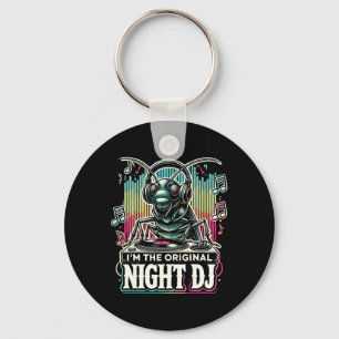 Cricket Lover I'm The Original Night Dj Key Ring