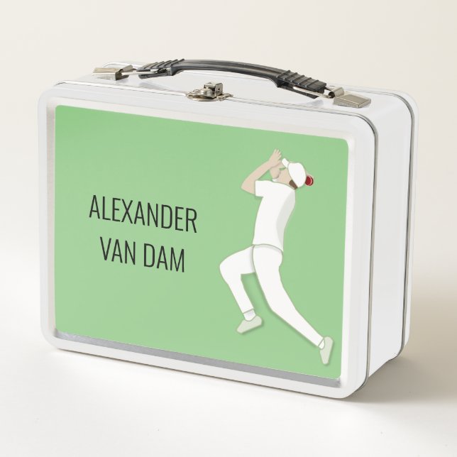 Cricket Metal Lunch Box (Front)