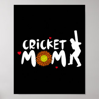 Cricket Mom For Women Poster