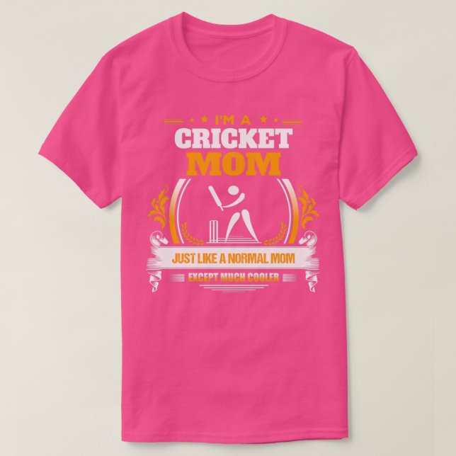 Cricket Mum Christmas Gift or Birthday Present T-Shirt (Design Front)