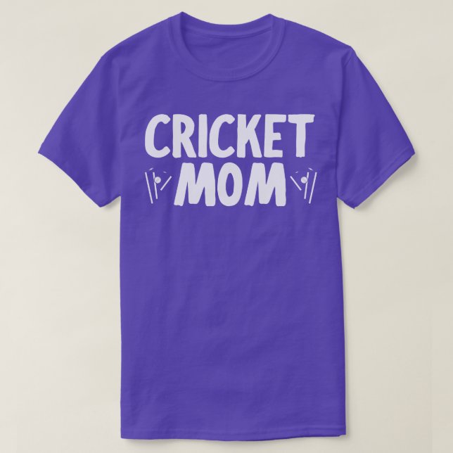 Cricket Mum T-Shirt (Design Front)