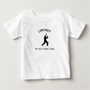 Cricket my best sport ever baby T-Shirt