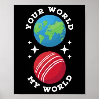 Cricket My World Poster