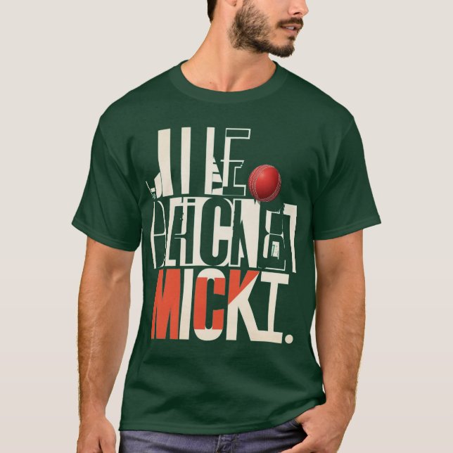 Cricket Never Sleeps T20 Shirt (Front)