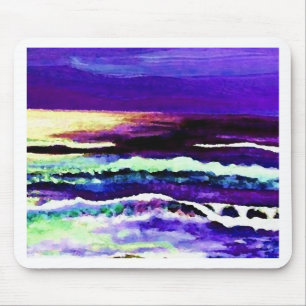 "Cricket Night Sea" CricketDiane Ocean Art Mouse Mat