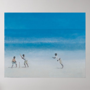 Cricket on the beach 2012 poster