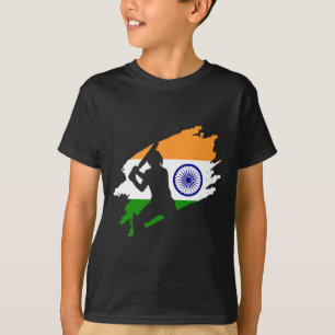 Cricket Patriotic India Sports Jersey Gift Women G T-Shirt