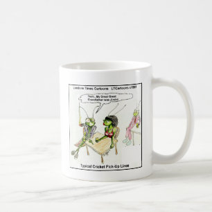 Cricket Pick-Up Lines Funny Coffee Mug