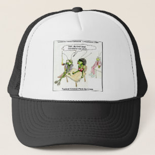 Cricket Pick-Up Lines Funny Trucker Hat