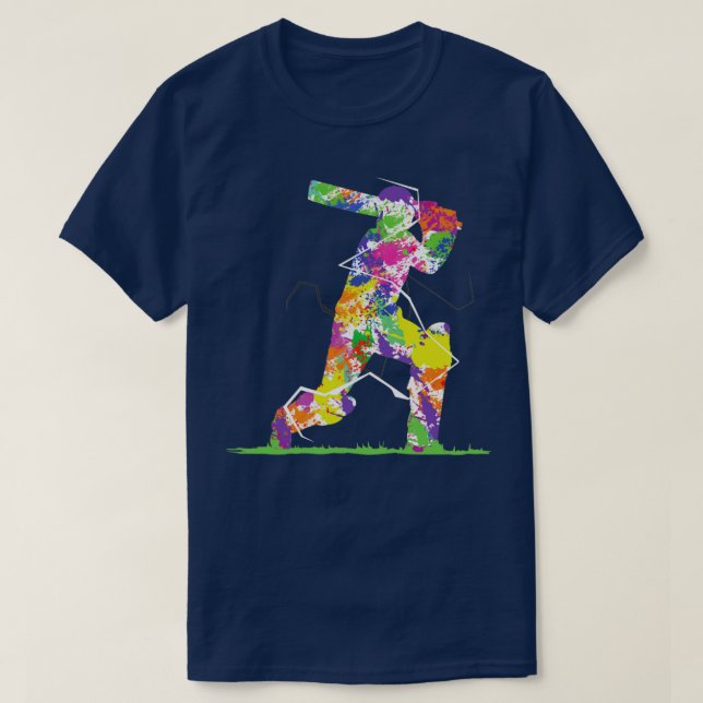 Cricket Player8  T-Shirt (Design Front)