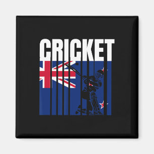 Cricket Player 4 Magnet