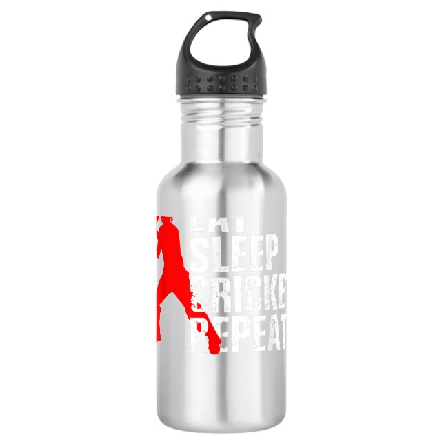 Cricket Player Cool Gift  710 Ml Water Bottle (Front)