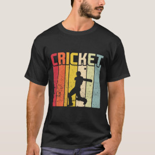 Cricket Player Cricket Sport Vintage Cricket 6 T-Shirt