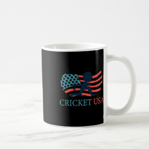 Cricket Player Cricket Usa Team Coach American Fla Coffee Mug