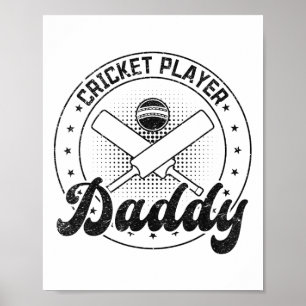 Cricket Player Daddy Poster