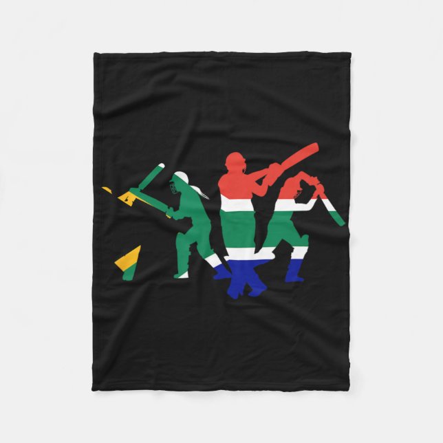 Cricket Player Designs 1  Fleece Blanket (Front)