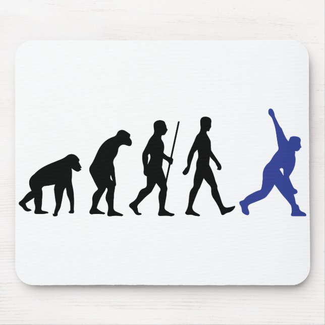 Cricket Player Evolution Bowler Mouse Mat (Front)
