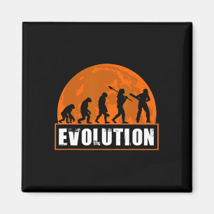 Cricket Player Funny Cricket Human Evolution  Magnet