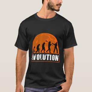 Cricket Player Funny Cricket Human Evolution  T-Shirt