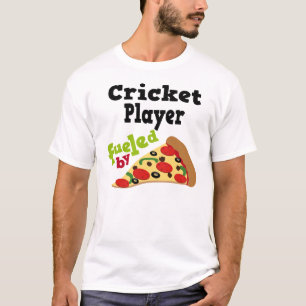 Cricket Player (Funny) Pizza T Shirt