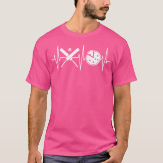 Cricket Player I Love Pizza Sport Cricketer Cricke T-Shirt
