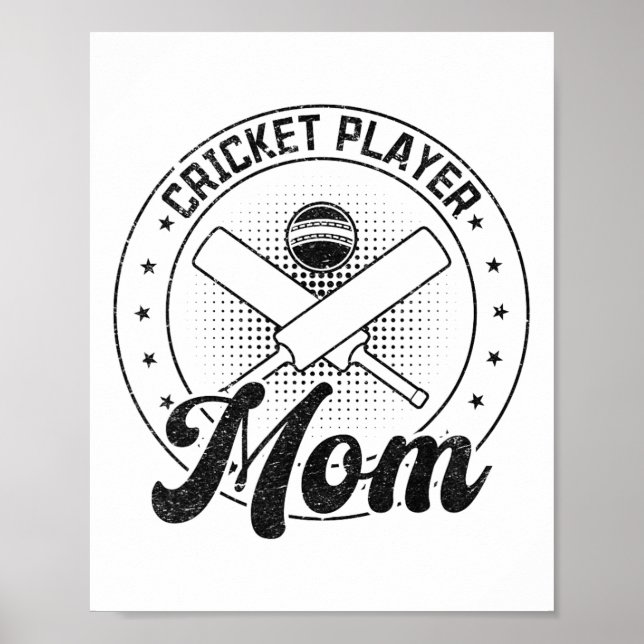 Cricket Player Mom 1  Poster (Front)