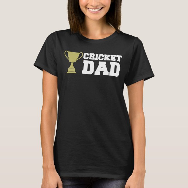 Cricket Player Sport T-Shirt (Front)