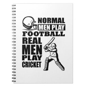 Cricket Player Sports Coach Team Gift Ideas Notebook