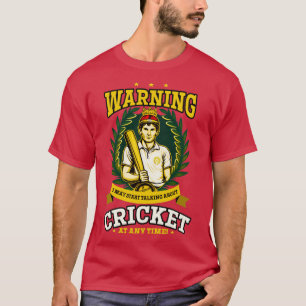 Cricket Player Warning May Talk About T-Shirt