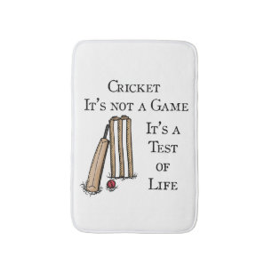 Cricket Players, Cricket Bath Mat