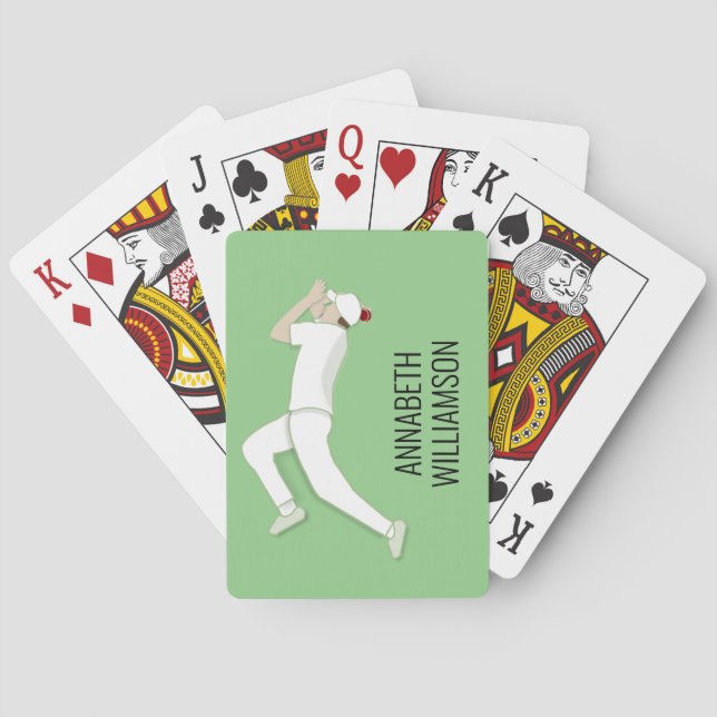 Cricket Playing Cards (Back)