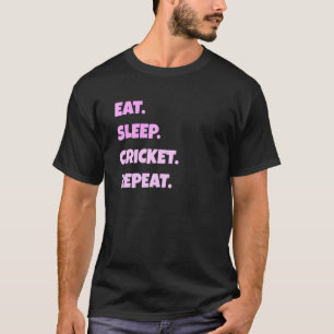 Cricket Png Eat Sleep Sports Repeat For Men Women T-Shirt