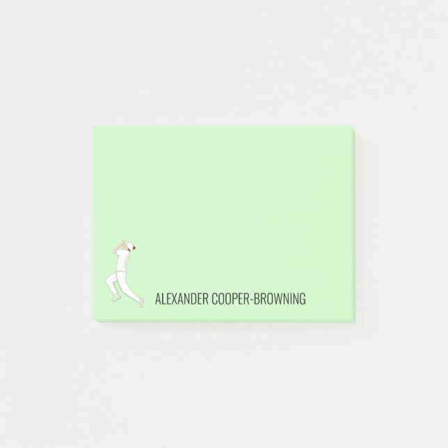 Cricket Post-it Notes (Front)
