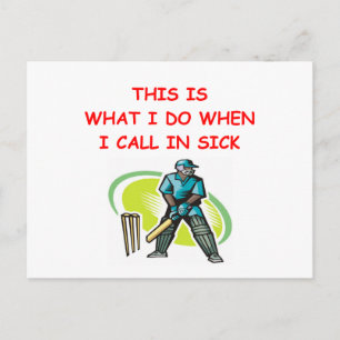 cricket postcard