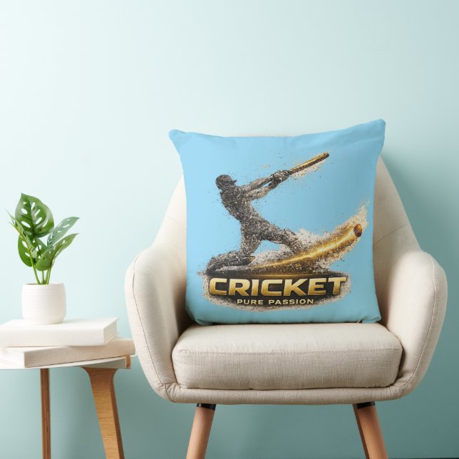 Cricket Pure Passion Gold Motion Throw Pillow 20x2 (Chair)
