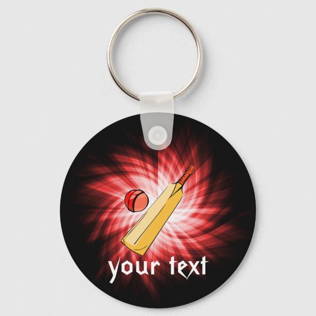 Cricket; red key ring (Front)